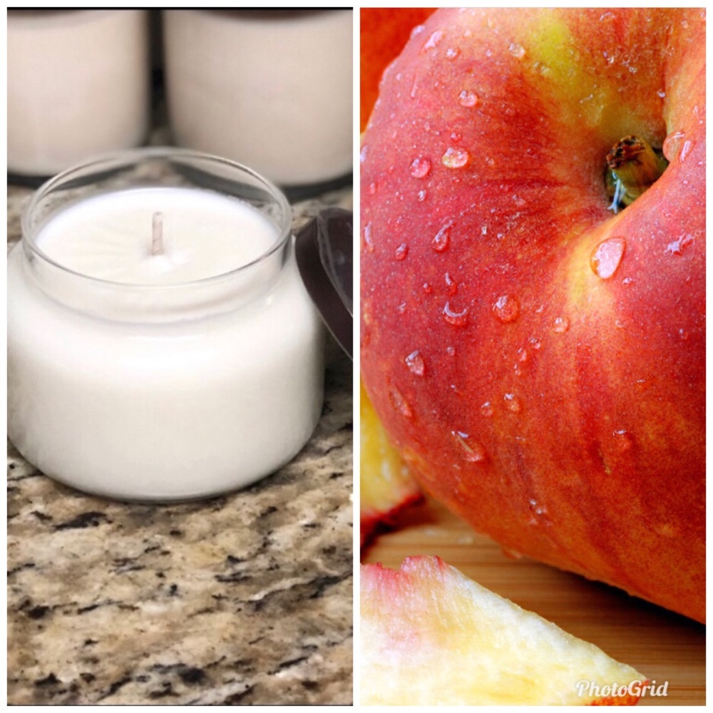 Shimmering Peach Nectar Soy Candle